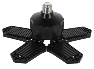 Garage- och förrådslampa 5 vinklingsbara blad 22 W