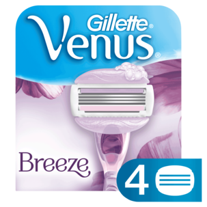 Gillette Venus Breeze barberblader, 4-pack
