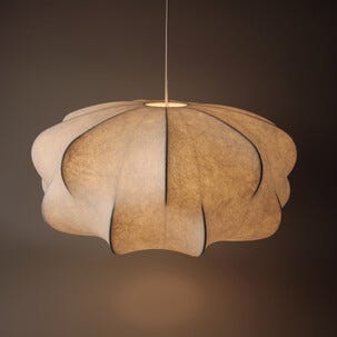 Molly taklampe tekstilskjerm E27 hvit 63 cm, Northlight