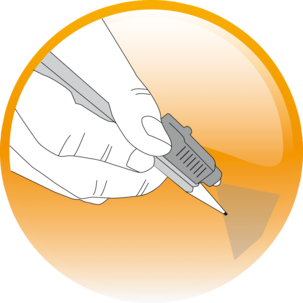 LED-lampe for skrutrekker