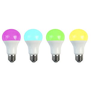LED-lampa E27 RGB+W