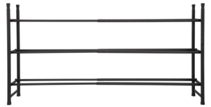 Skohylla ställbar, metall