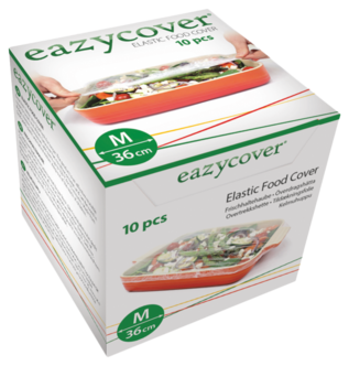 Overtrekkshette med elastisk bånd Eazycover, 5-pakning eller 10-pakning