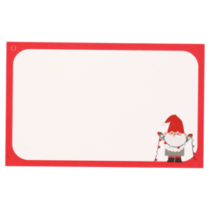 Julkort rimetiketter 8,5x13,5 cm 2-pack