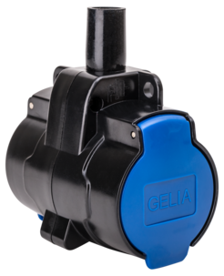 Gelia Maadoitettu haaroituspistorasia kannella, kaksiosainen, johdoton