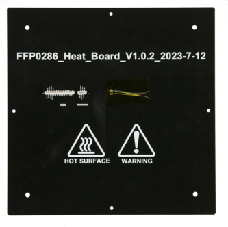Varmeplate til FlashForge 3D-skriver 5M/5M Pro, oppvarmet