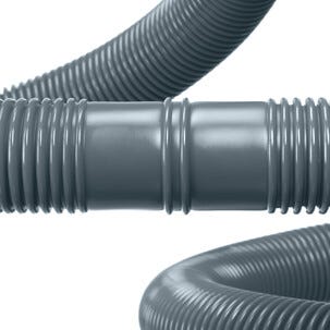 Swim & Fun bassengslange grå, 32 mm x 6,6 m