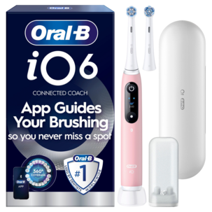 Oral-B iO 6 elektrisk tannbørste, 5 børstemoduser