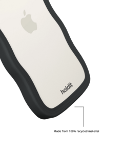 Holdit Wavy Case iPhone 16e, 15, 14, 13 mobilskal