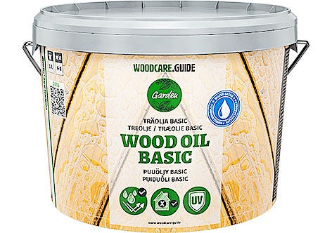 Puuöljy WoodCare.Guide Basic ulkokäyttöön, 2,7 litraa