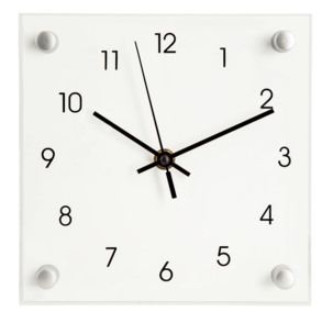 Väggklocka 19x19 cm