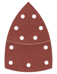 Bosch PSM Multislip slippapper P120, 102x62x93 mm, 10-pack