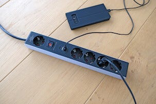 Brennenstuhl 5-vägs grenuttag USB-C och USB-A, 1,5 m