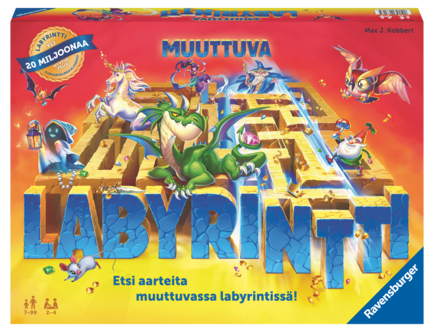 Lautapeli Muuttuva labyrintti, Ravensburger, yli 7-vuotiaille