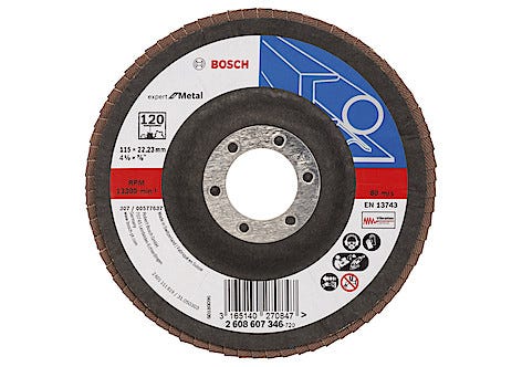 Lamellslipskiva 115 mm, Bosch