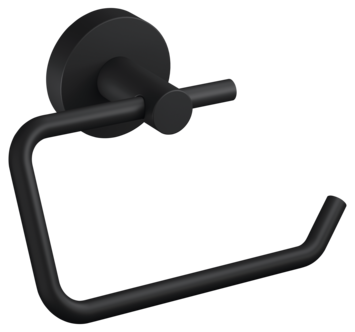 Tesa Moon Black dorullholder selvklebende, svart