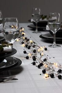 Paristokäyttöinen valoketju Pearl