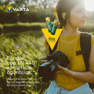 Varta Power laddningsbara AA/HR6-batterier, 10-pack