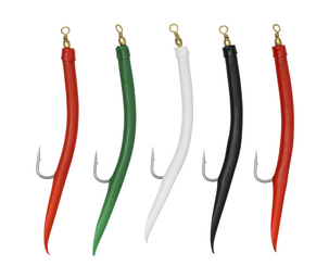 Kumisyötti 5 kpl 8/0 Kinetic Sabiki