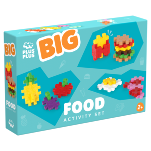 Plus Plus BIG aktivitetssett mat 50 biter, fra 1 år