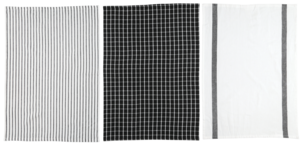Kökshanddukar bomull, 3-pack