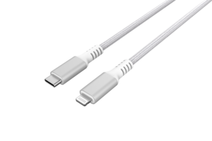 Stofftrukket USB-C til Lightning ladekabel for iPhone 3m Clas Ohlson