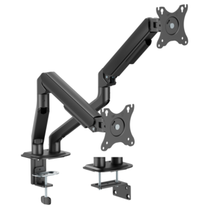 Exibel monitorarm skrivebord 2 skjermer, 17–32 tommer