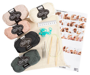 Creativ Company Start DIY Kit Neulontasetti keittiöliina, aloittelijoille