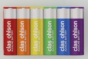 Alkaliska AA/LR6-batterier 12-pack Clas Ohlson