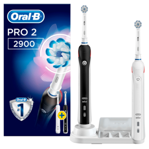 Sähköhammasharja Oral-B PRO 2 2900, 2 kpl