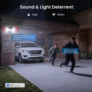 Reolink Solar Floodlight AI övervakningskamera solcell