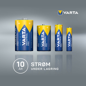 Varta Industrial Pro D/LR20-batterier, 20-pack