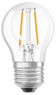 Dimbar klotlampa LED E27 Osram, varmvit