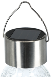 Northlight solcellslykta hängande glaskula, hängande, 6 cm