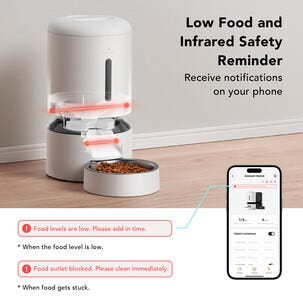 Petlibro Ruokinta-automaatti kissalle, WiFi, 5 litraa