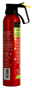 Släckspray Housegard AVD Lith-EX för brand i batterier