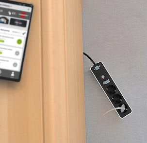 Brennenstuhl WiFi 3-vägs grenuttag, 1,5 m