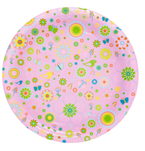 Papperstallrik assiett