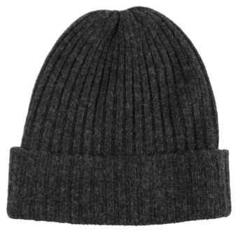 Mössa 100 % ull, One size, grå 