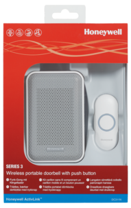 Honeywell trådløs dørklokke DC311N, hvit