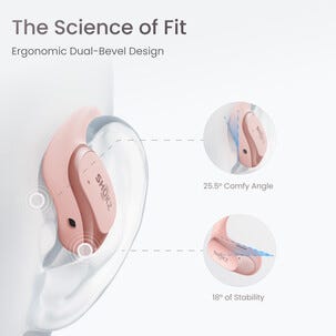 Shokz OpenFit Air open-ear-ørepropper med KI-styrt støydemping