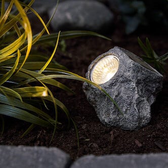 Aurinkokennovalaisin kivi 9,5 cm