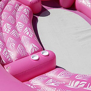 Uppblåsbar flotte Mega Flamingo