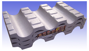 Vinstativ for 9 flasker, utbyggbart startsett, Mottez 