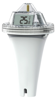 Digital pooltermometer med trådlös inomhusmottagare