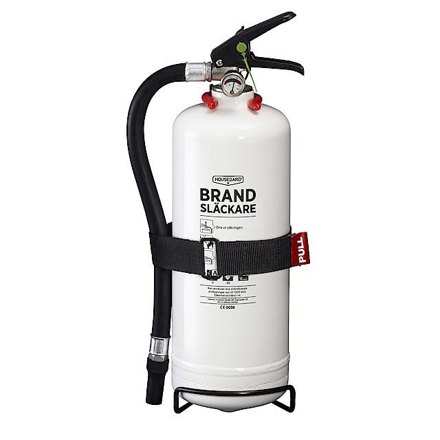 Brandsläckare 2 kg Housegard | Clas Ohlson