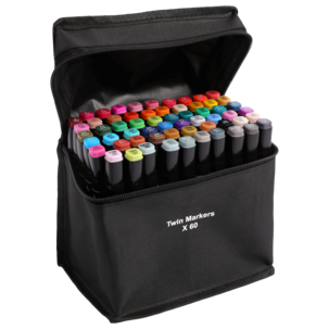 Twin Marker tuschpennor dubbelsidiga, storpack