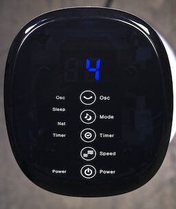 Energieffektiv vifte med fjernkontroll