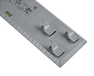 Ripustustyökalu tauluille, 2 vatupassia