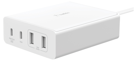 Belkin ladestasjon med 4 porter, USB-A og USB-C